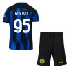 Officiële Voetbalshirt + Korte Broek Inter Milan Bastoni 95 Thuis 2023-24 - Kids